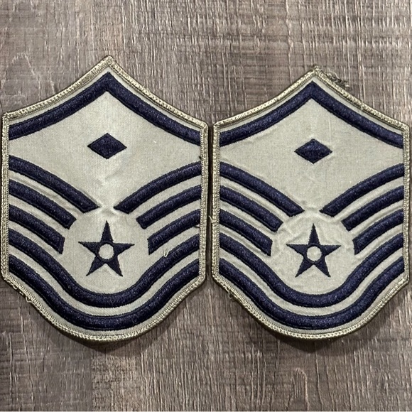 💞 US Military Air Force Large First Sergeant E-7 ABU Rank Patch - Picture 1 of 3